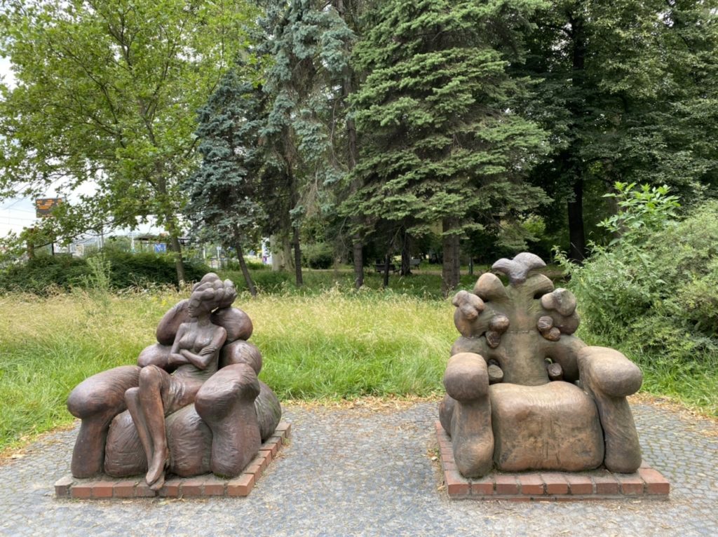 Sculpture of Waiting in Wroclaw