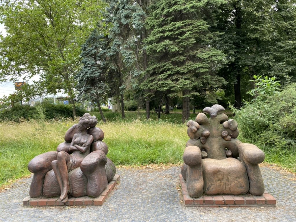 Sculpture of Waiting in Wroclaw