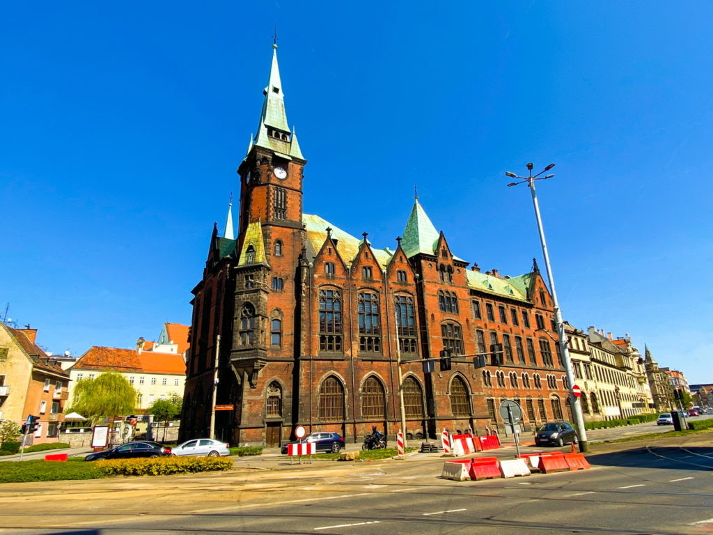 Die Bücherei der Universität in Breslau