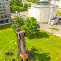 The Rooftop Cafe from the contemporary museum Wroclaw