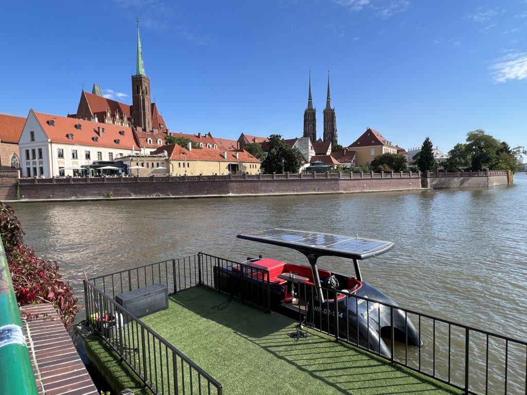 Solar boats Wroclaw