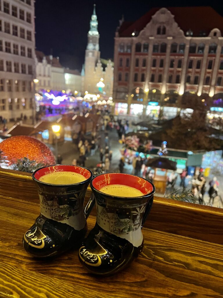 Weihnachtsmarkt Breslau 2022 Tassen