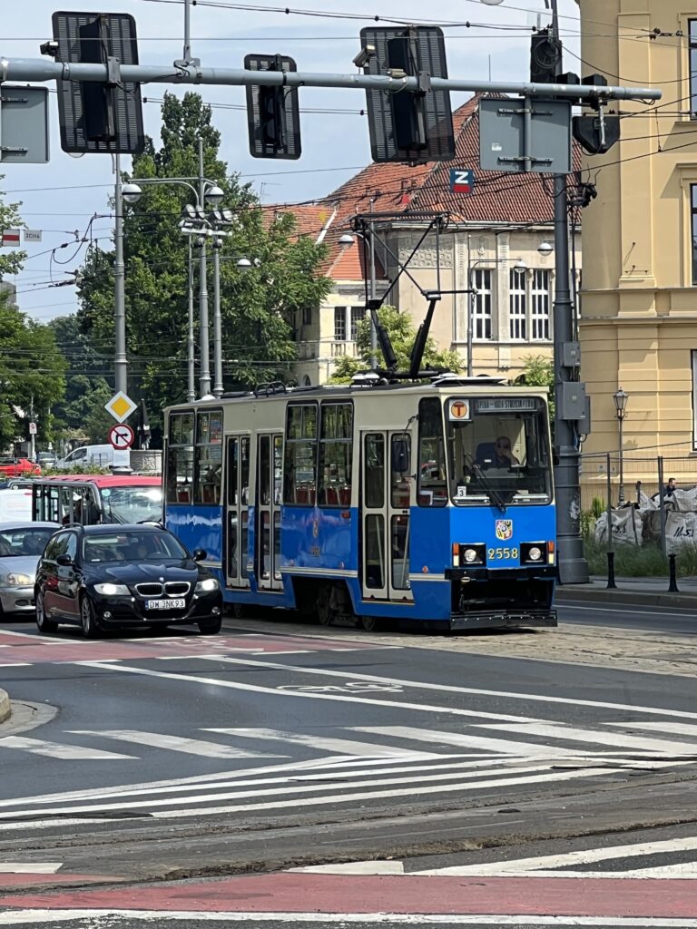 Touristic tram in Wroclaw