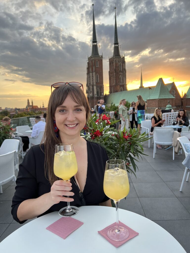 Sunset Wroclaw Sky Bar The Bridge