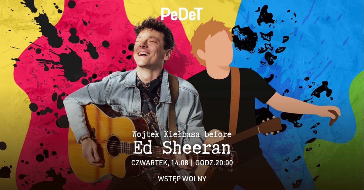 Wojtek Kiełbasa before Ed Sheeran - free concert