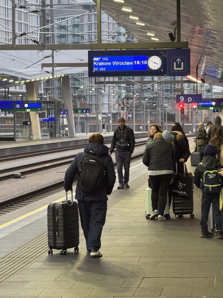 Wien Breslau per Zug