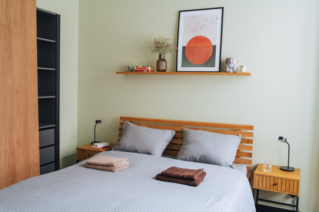 Ferienwohnung Breslau Schlafzimmer