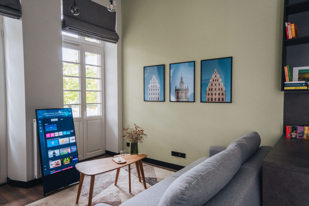 Ferienwohnung Breslau Wohnzimmer