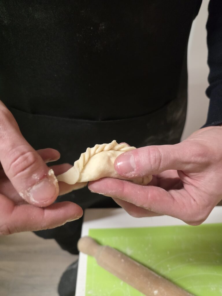 Mirko making Pierogi